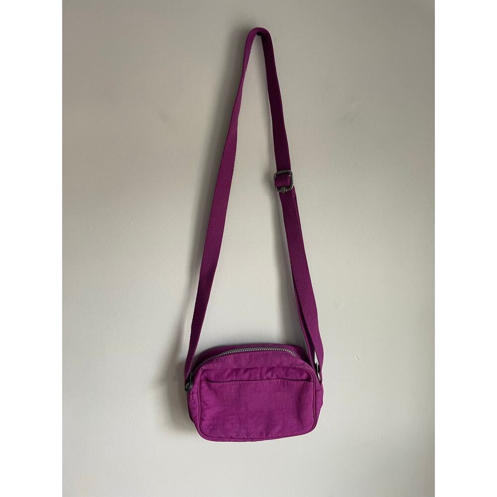 Kipling Magenta Pink Nylon Crossbody Bag Mini Travel Purse Womens Going Out - Picture 6 of 10
